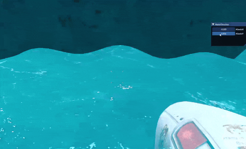 Early iteration with shader input